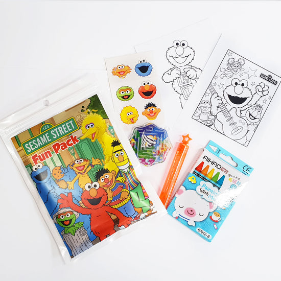 Load image into Gallery viewer, Sunny Day at Sesame Street - Fun filled goody bags for each child to take home with them after the party.
