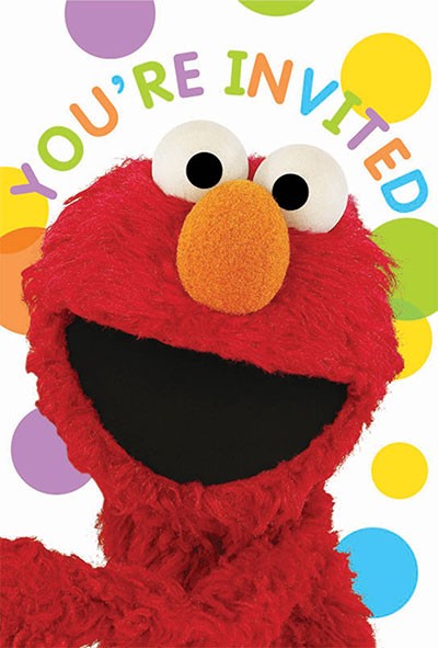 Elmo themed birthday party ought to be presented in the most impressive way to your friends in the form of a nice invitation card. Let Elmo invite your friends to your birthday on your behalf.