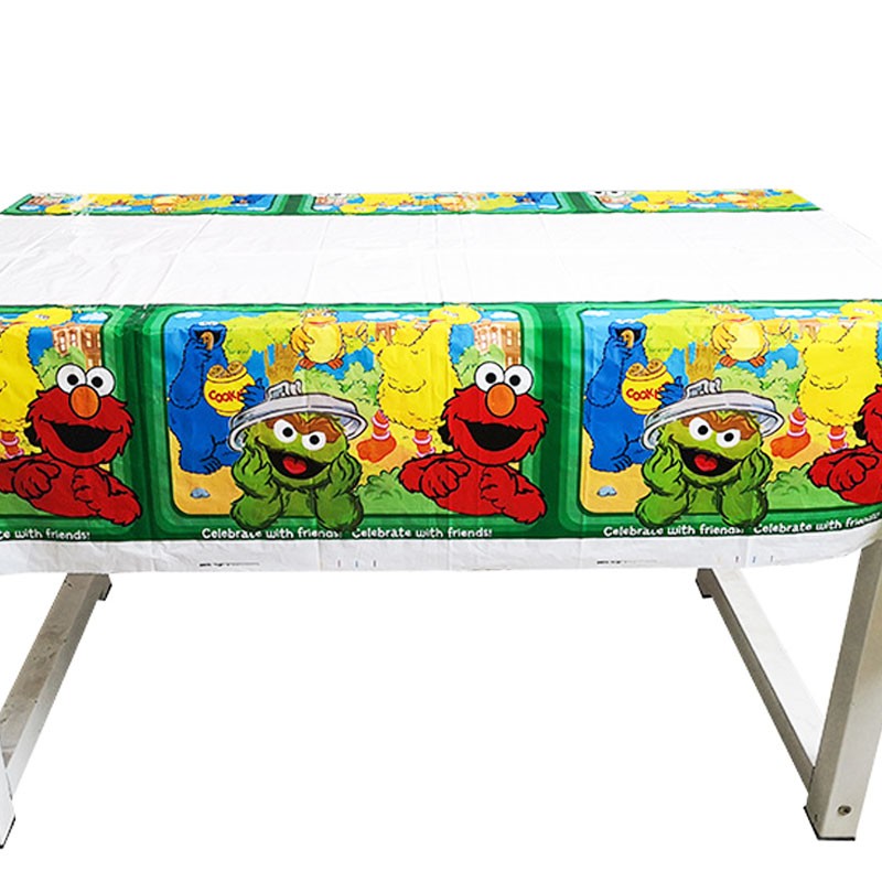 Ultimate Sesame Street table cover for a great birthday party supplies and decoration.