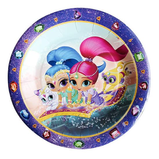 Shimmer & Shine Party Plates
