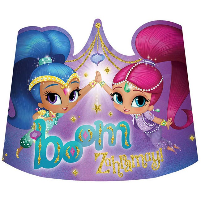 Load image into Gallery viewer, Shimmer &amp;amp; Shine party tiara for the special birthday clebration.
