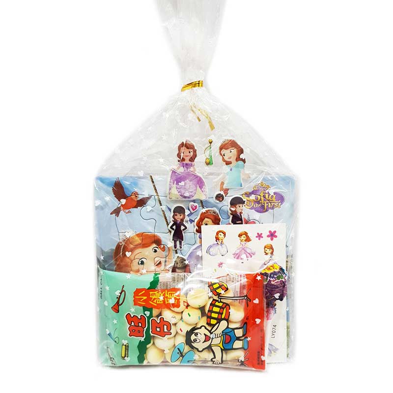 Load image into Gallery viewer, Sofia the First Puzzle Gift Set A perfect favour gift pack to mark the fun and interesting Birthday Party. Delight all your guests and friends and classmates with bag gift set
