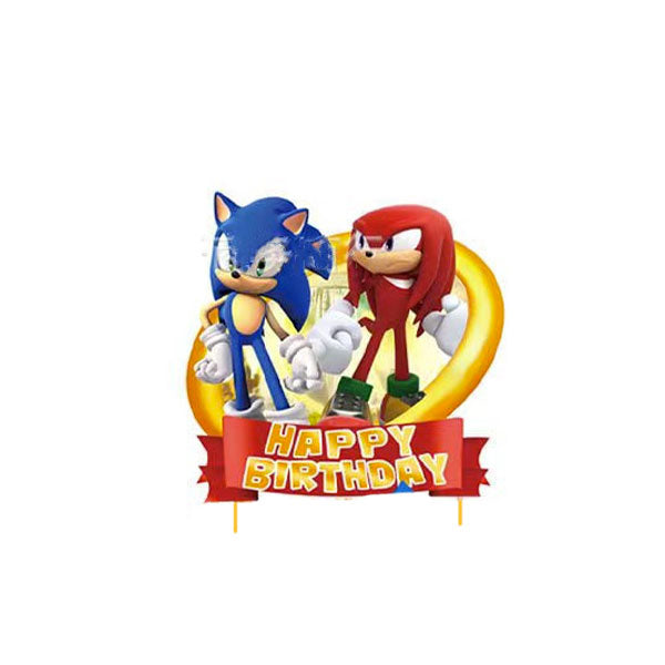 Sonic Cake Toppers to complete your birthday cake decorations.