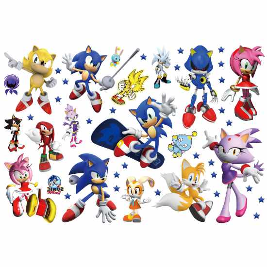 Sonic the Hedgehog and friends tattoos.