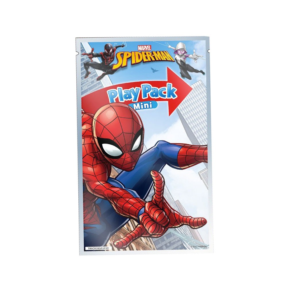 Fun spiderman style mini stationery play pack for each child at the superhero party.