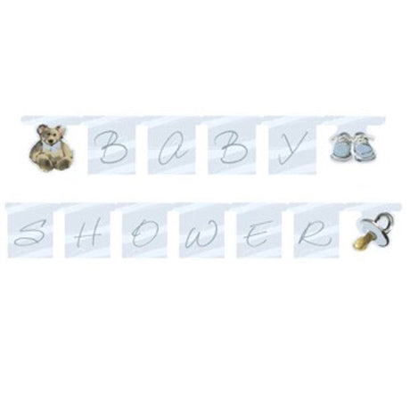 Decorate a fun party with this Sweet Prince Baby Shower Party Jointed Banner decorations. Fun and lovely!