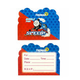 Birthday Party invitation cards to prepare for a fast-moving train themed birthday celebration.