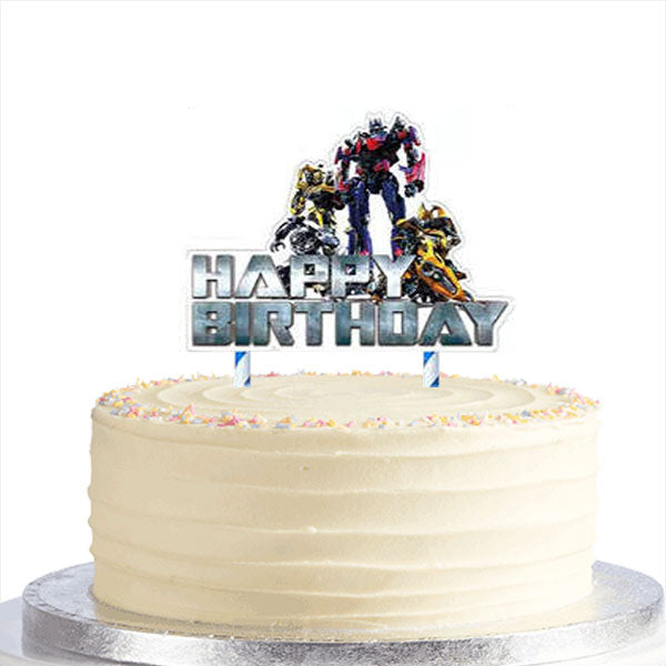 BumbleBee Transformer Cake Topper Centerpiece Birthday Party Decoratio –  Cakecery