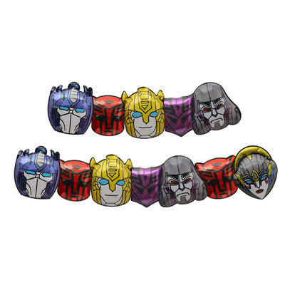Transformers foil balloon garland to decorate for the Autobots birthday party.