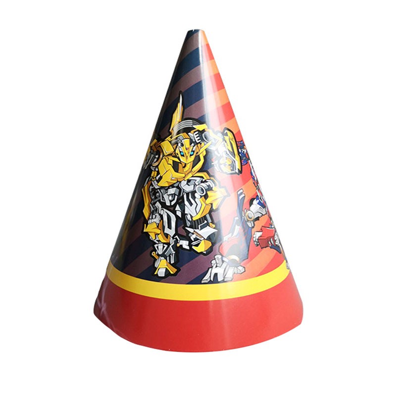 Singapore No 1 wholesale party store selling this Transformers Party cone hats at affordable prices.