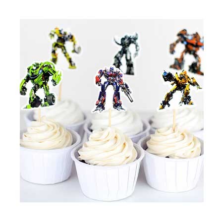 Transformers cupcake picks