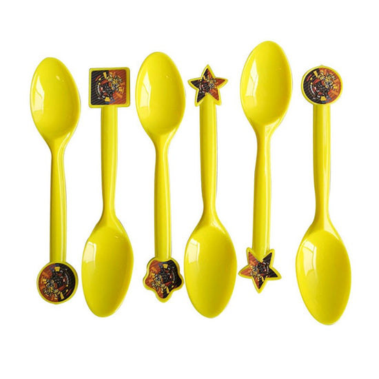 Load image into Gallery viewer, Get ready for Autobot vs Decepticon party fun! Cool Transformers party spoons for your guests to enjoy the birthday cake!
