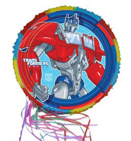 Transformers Pinata featuring Optimus Prime.