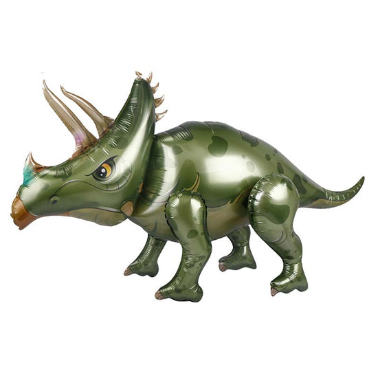 Cool and fun Walking Triceratops Dinosaur Balloon. Have them roaming around for your Jurassic World themed party and let everyone have a Roaring Fun!