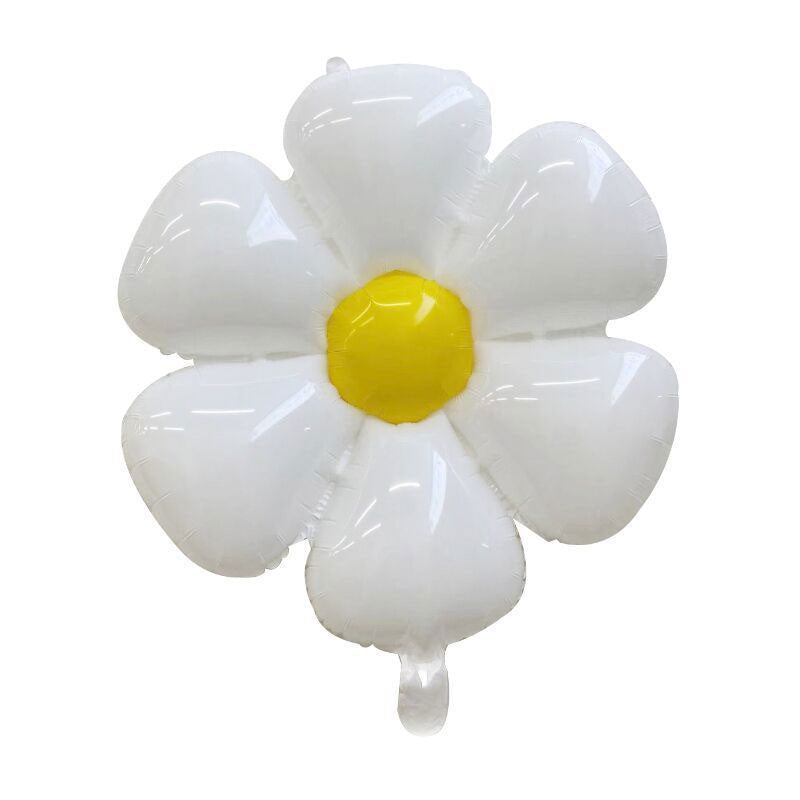White Flower shaped balloon.