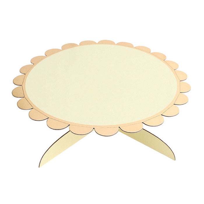 Yellow Gold Trim Cake Stand
