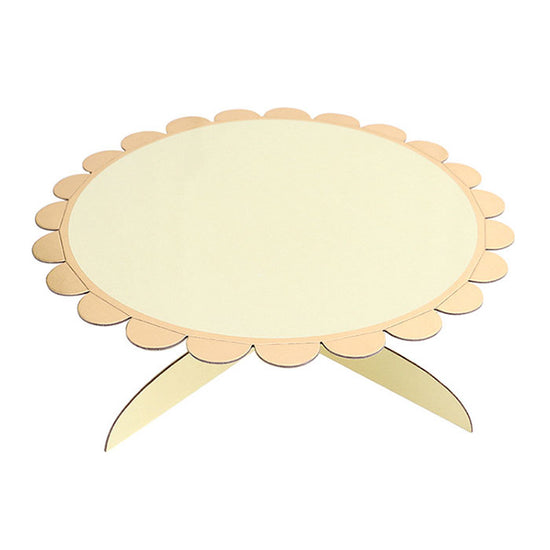Load image into Gallery viewer, Yellow Gold Trim Cake Stand
