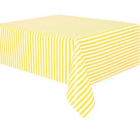 Bright Yellow table cover is what you need to brighten up the party mood and atmosphere!